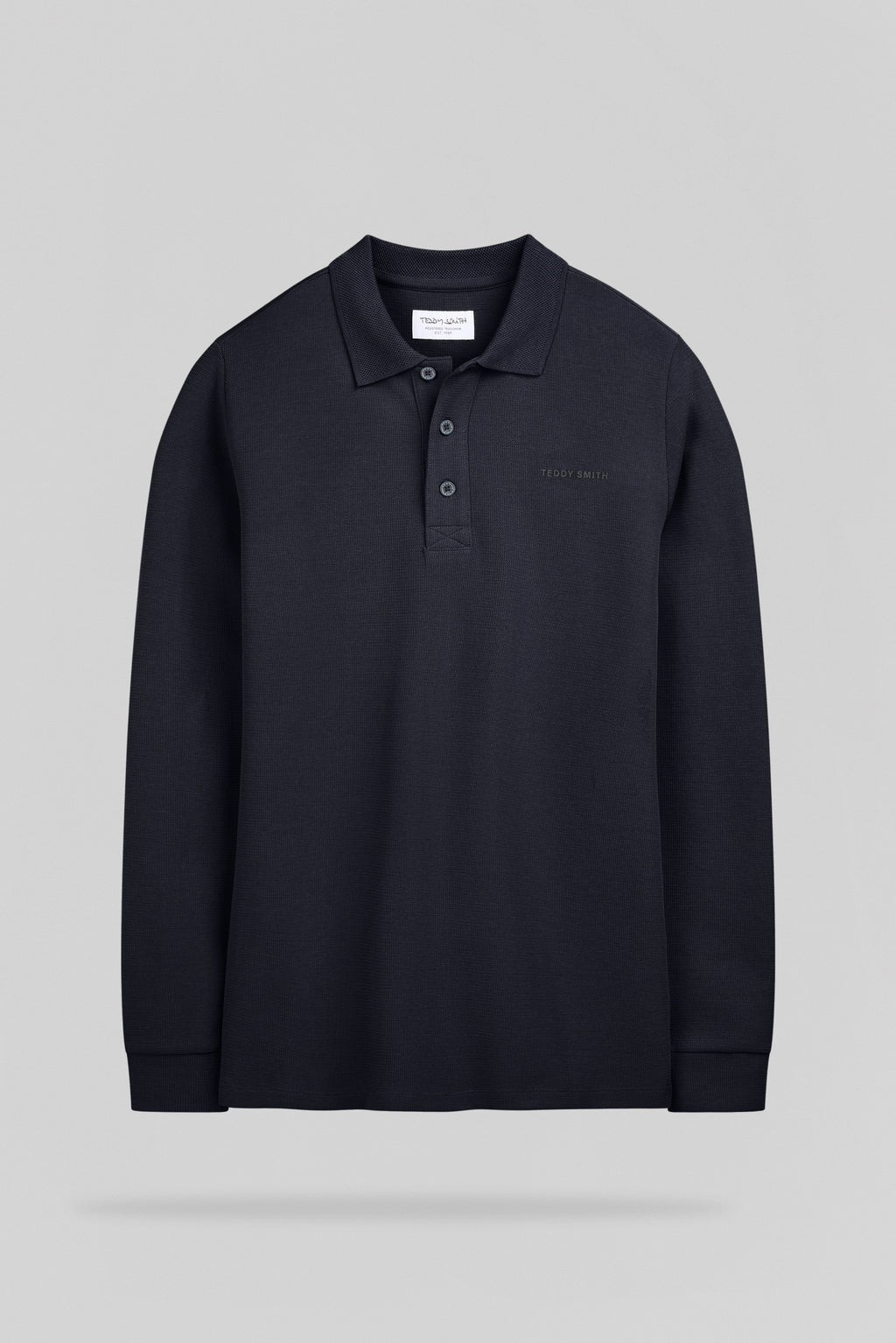 Polo jersey manche longue P-JOEL ML DARK NAVY - 1