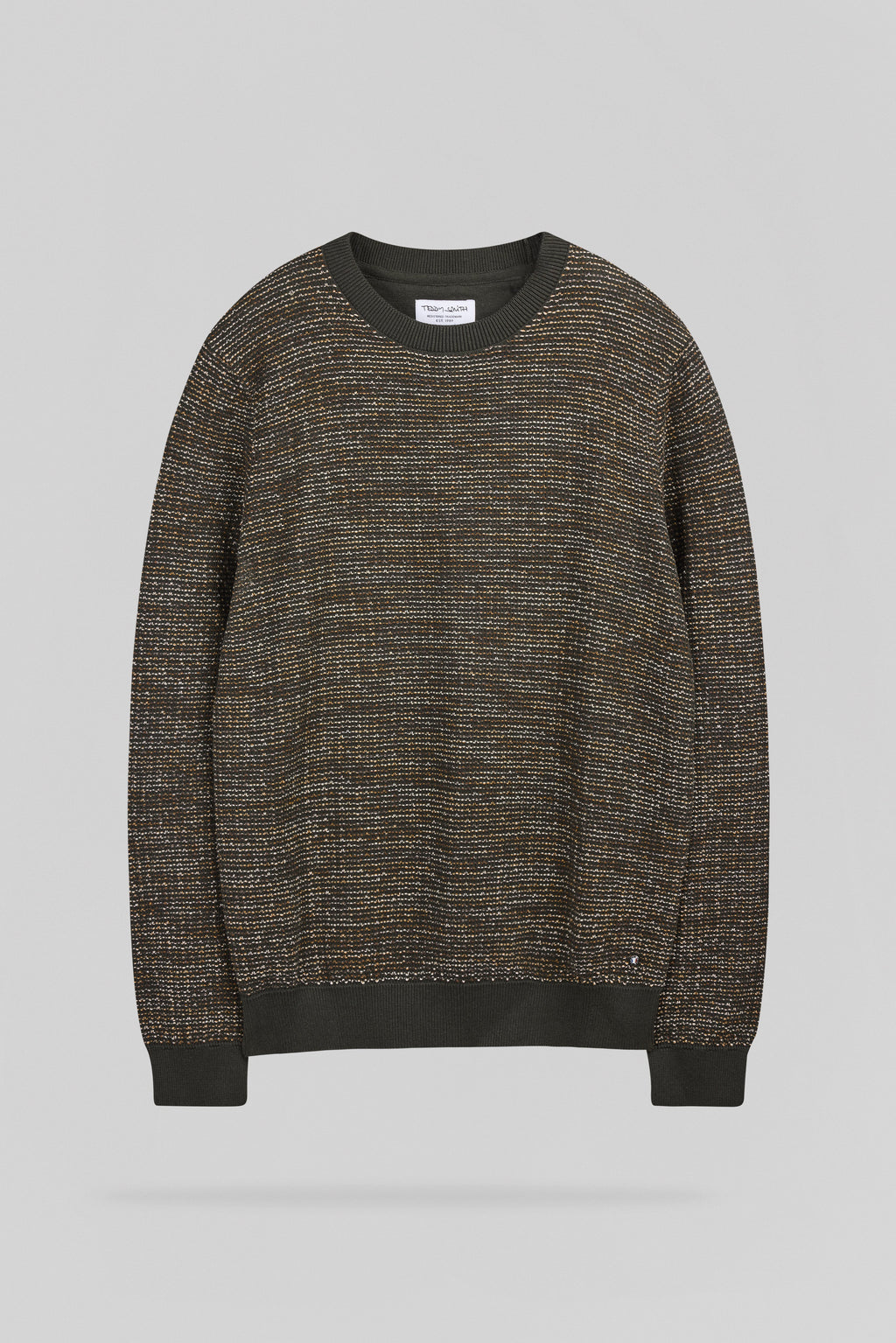 Pull col rond P-MILAN 2 DEEP KAKI - 1