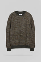 Pull col rond P-MILAN 2 DEEP KAKI - 1