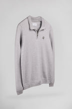 Pull col montant zippé P-MARTY 2 GRIS CHINE - 2