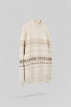 Pull jacquard P-ALEX BLANC IVOIRE CHINE - 2