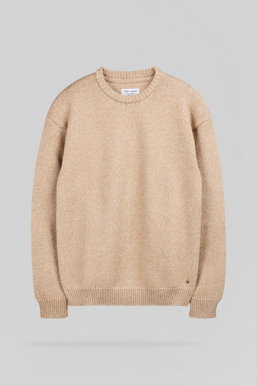 Pull en maille P-LOIC BEIGE - 1