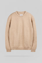 Pull en maille P-LOIC BEIGE - 1