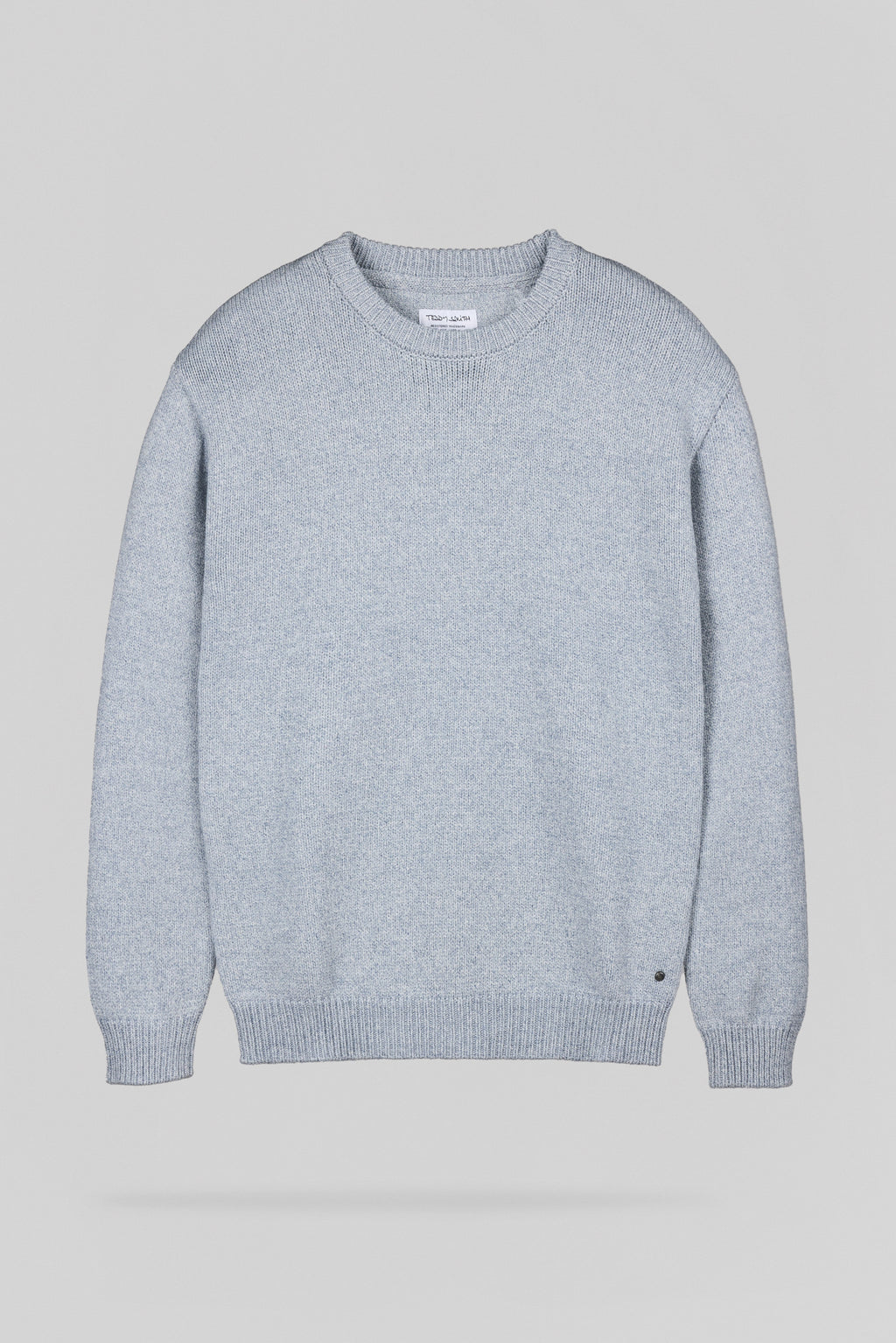 Pull en maille P-LOIC BLEU MINERAL - 1