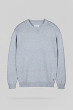Pull en maille P-LOIC BLEU MINERAL - 1