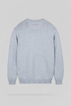 Pull en maille P-LOIC BLEU MINERAL - 2