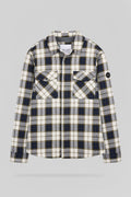 Veste Surchemise à carreaux B-JOHAN DARK NAVY - 1