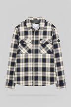 Veste Surchemise à carreaux B-JOHAN DARK NAVY - 1