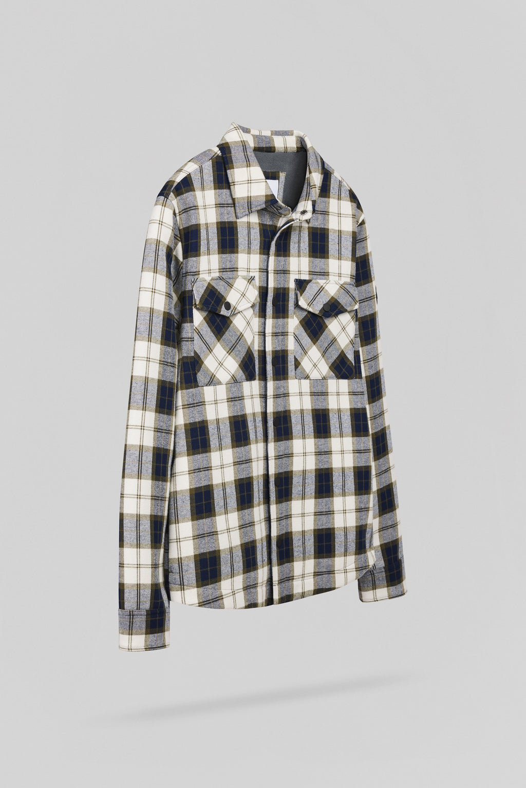 Veste Surchemise à carreaux B-JOHAN DARK NAVY - 2