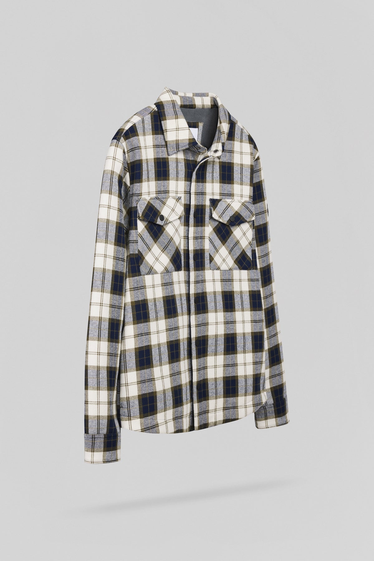 Veste Surchemise à carreaux B-JOHAN DARK NAVY - 2