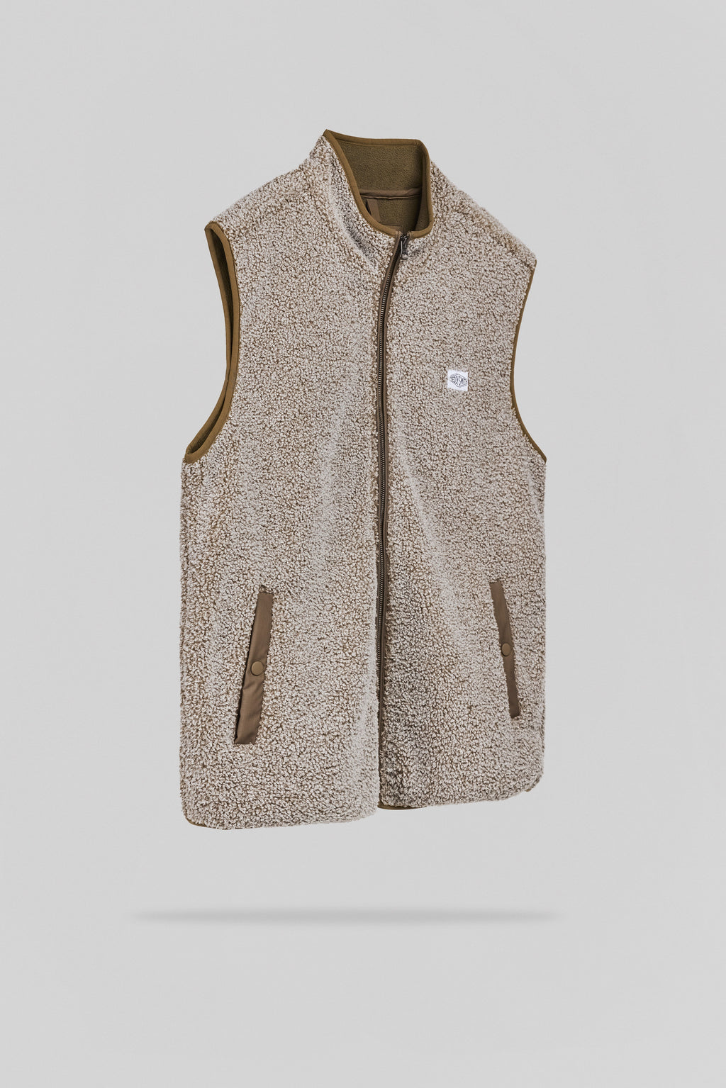 Blouson sherpa sans manche B-RODY CREAM - 2