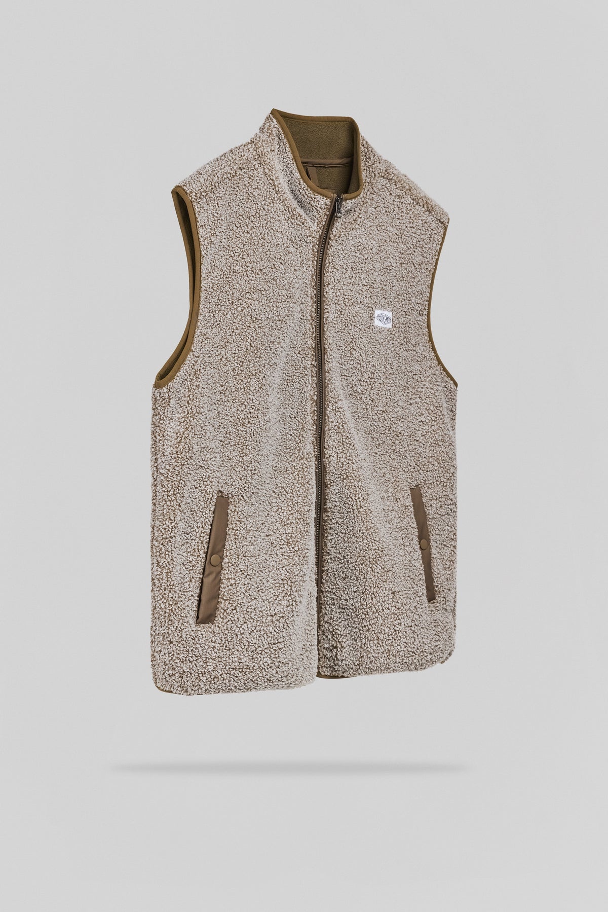 Blouson sherpa sans manche B-RODY CREAM - 2