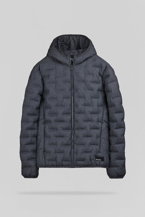 Blouson à capuche BLIGHTER 2 MELANGE BLACK - 1