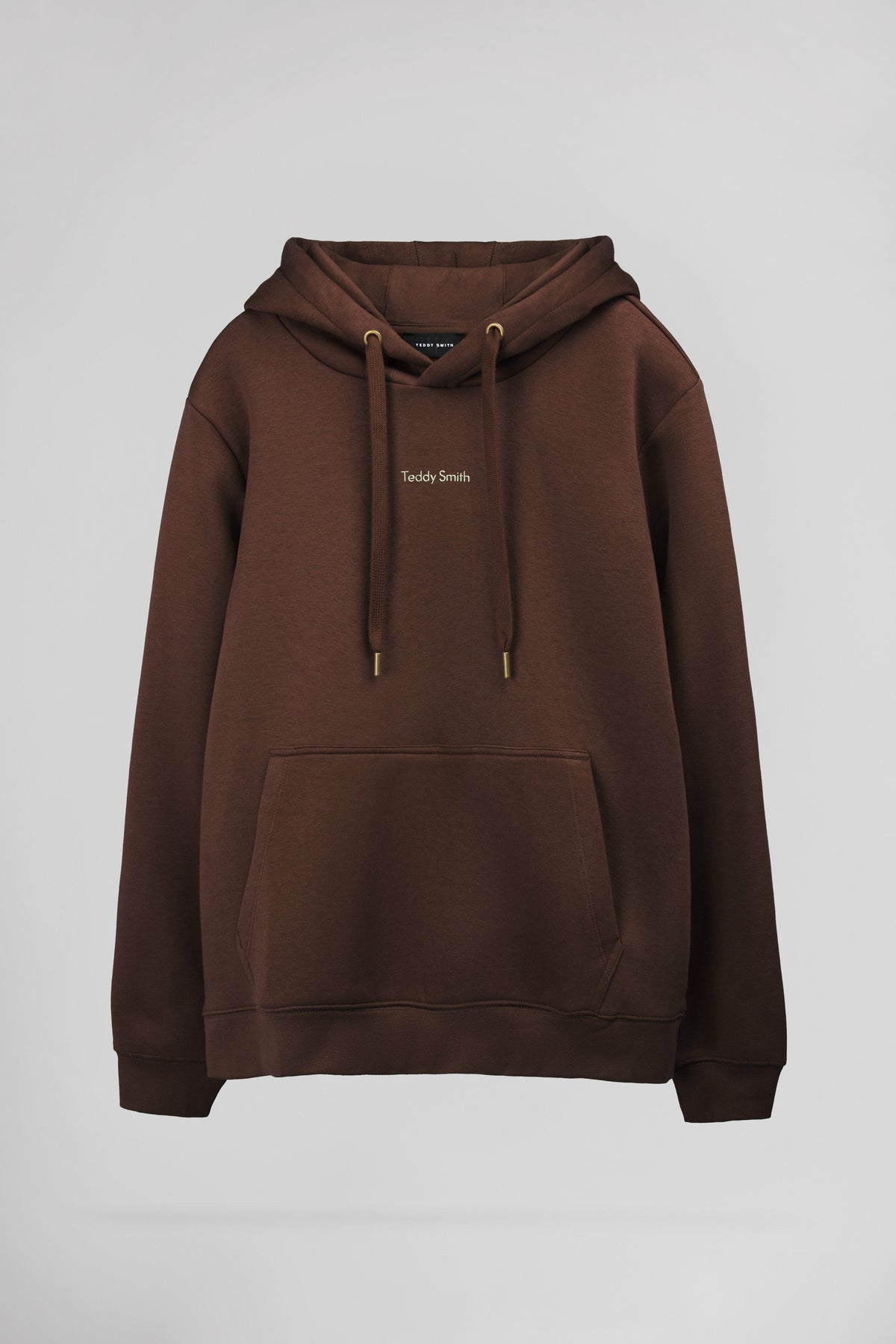 Sweat à capuche S-SOLENE HOODY CHOCOLAT - 1