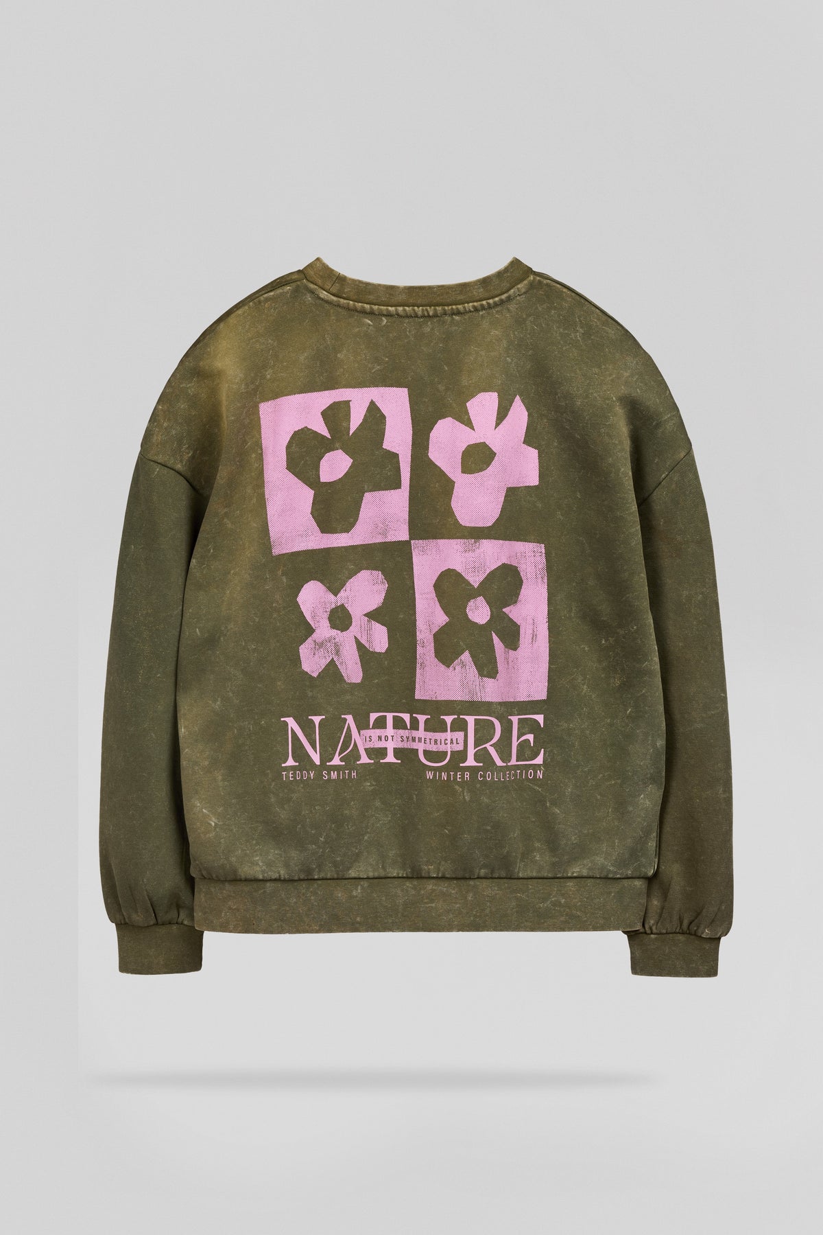 Sweat imprimé S-NATURE RC DUSTY KAKI - 2
