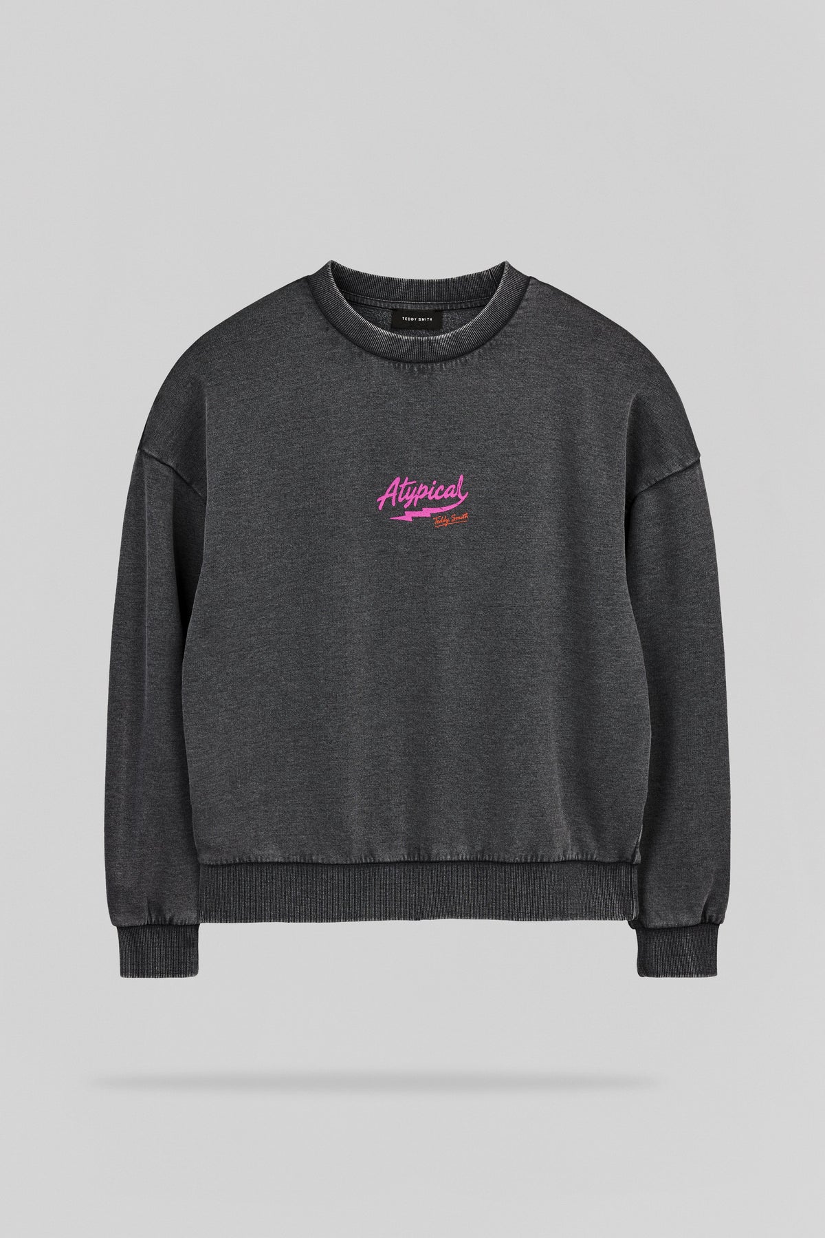 Sweat imprimé S-ATYPICAL RC NOIR - 1