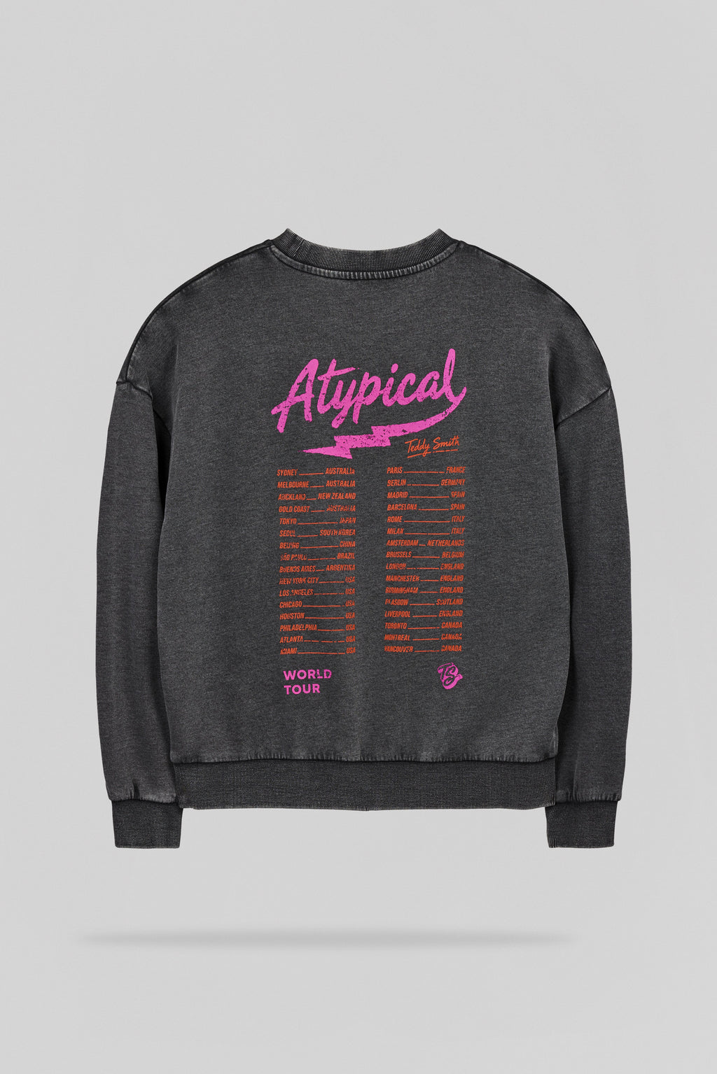 Sweat imprimé S-ATYPICAL RC NOIR - 2