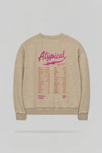Sweat imprimé S-ATYPICAL RC WOLF BEIGE - 2