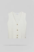 Gilet sans manche G-MILLIE MIDDLE WHITE - 1