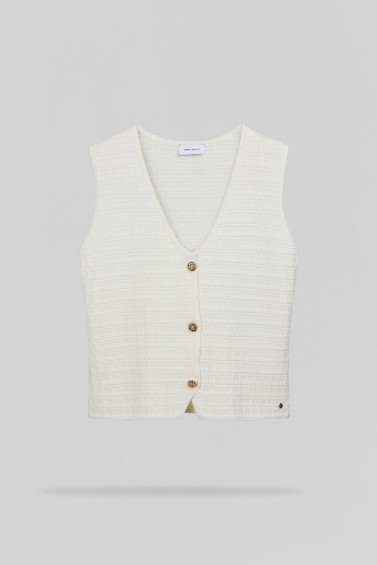 Gilet sans manche G-MILLIE MIDDLE WHITE - 1