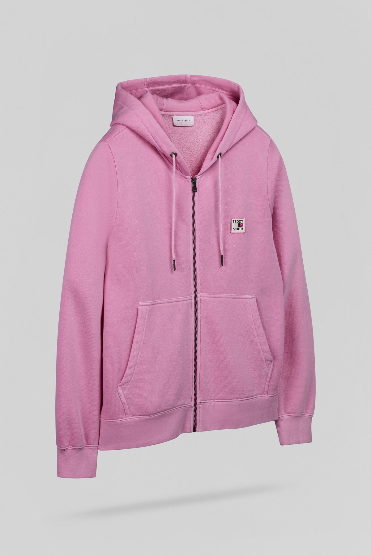Gilet à capuche G-WASH HOODY ZI ROSE BONBON - 2