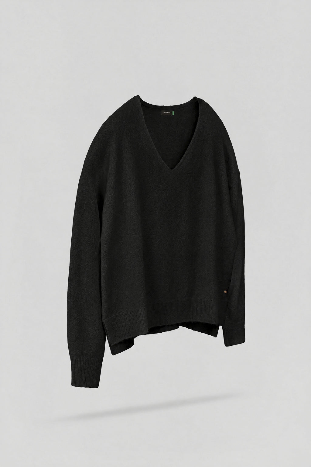 Pull ample col V P-BILLIE NOIR - 2