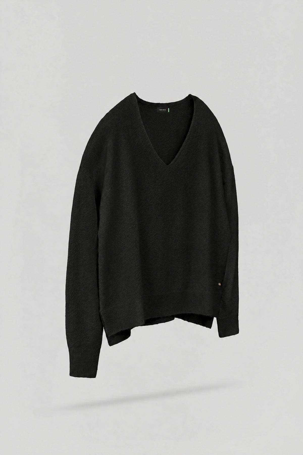 Pull ample col V P-BILLIE NOIR - 2