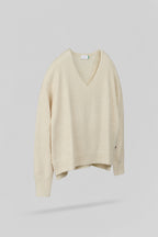 Pull ample col V P-BILLIE BEIGE CHINE - 2