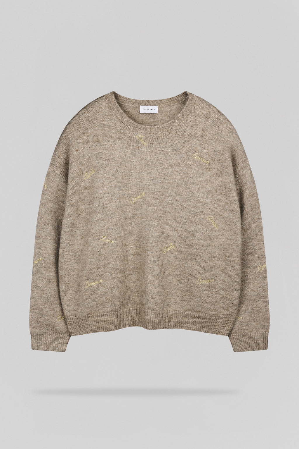 Pull P-ELIE WOLF BEIGE - 1