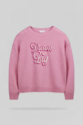 Pull col rond P-NELO ROSE BONBON - 1