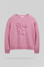 Pull col rond P-NELO ROSE BONBON - 1