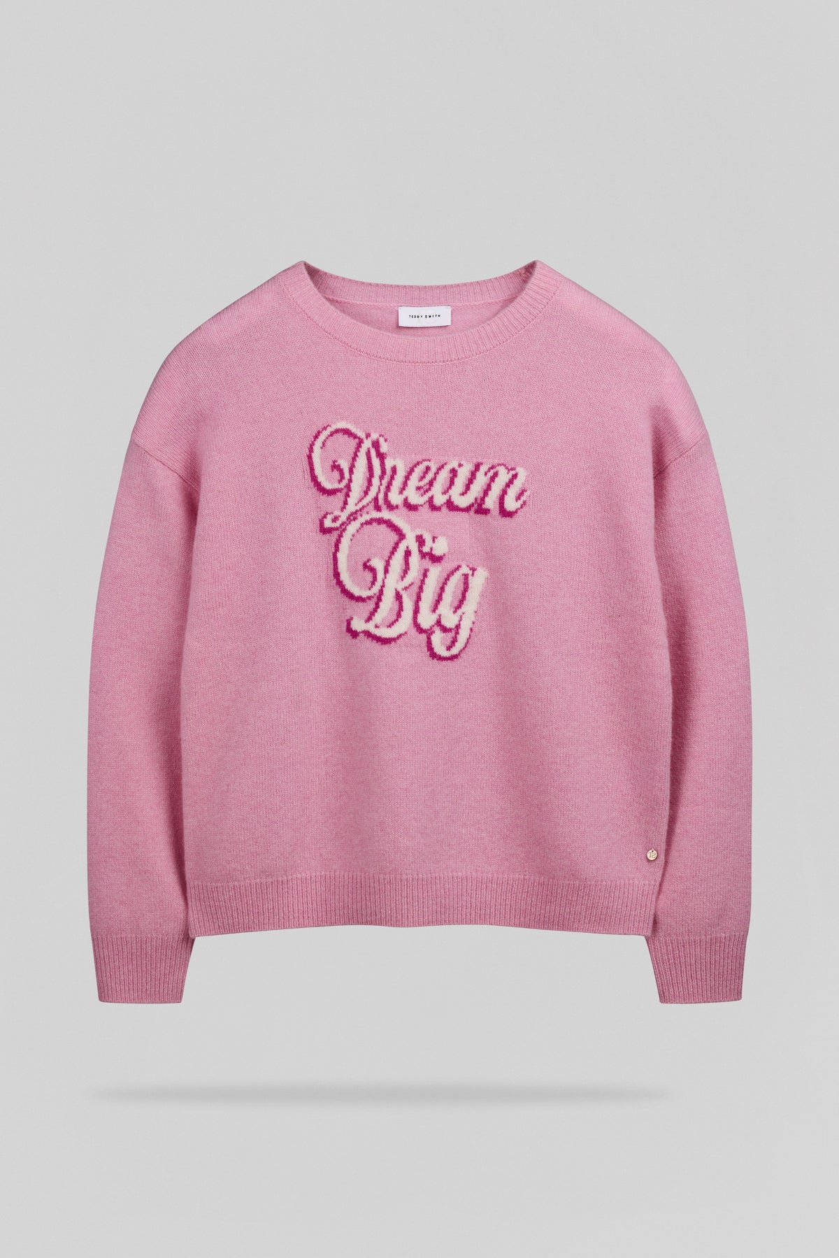 Pull col rond P-NELO ROSE BONBON - 1