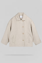 Manteau oversize M-MAURY WOLF BEIGE - 1