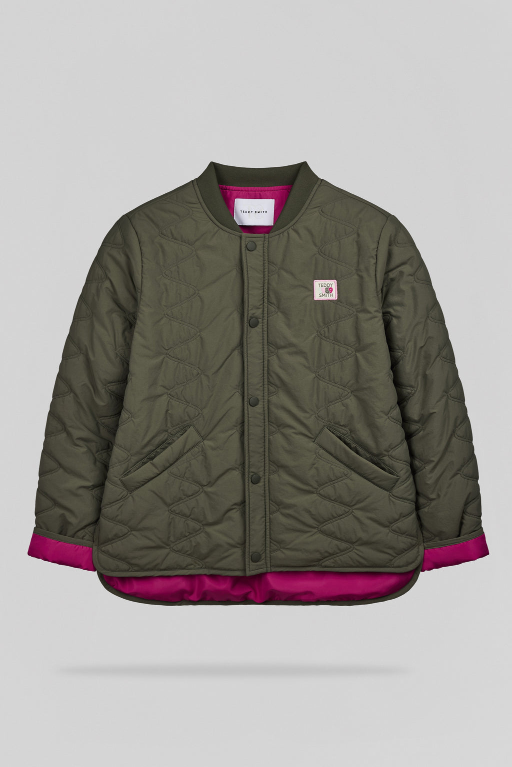 Blouson matelassé B-EZRA DUSTY KAKI - 1