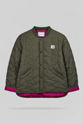 Blouson matelassé B-EZRA DUSTY KAKI - 1