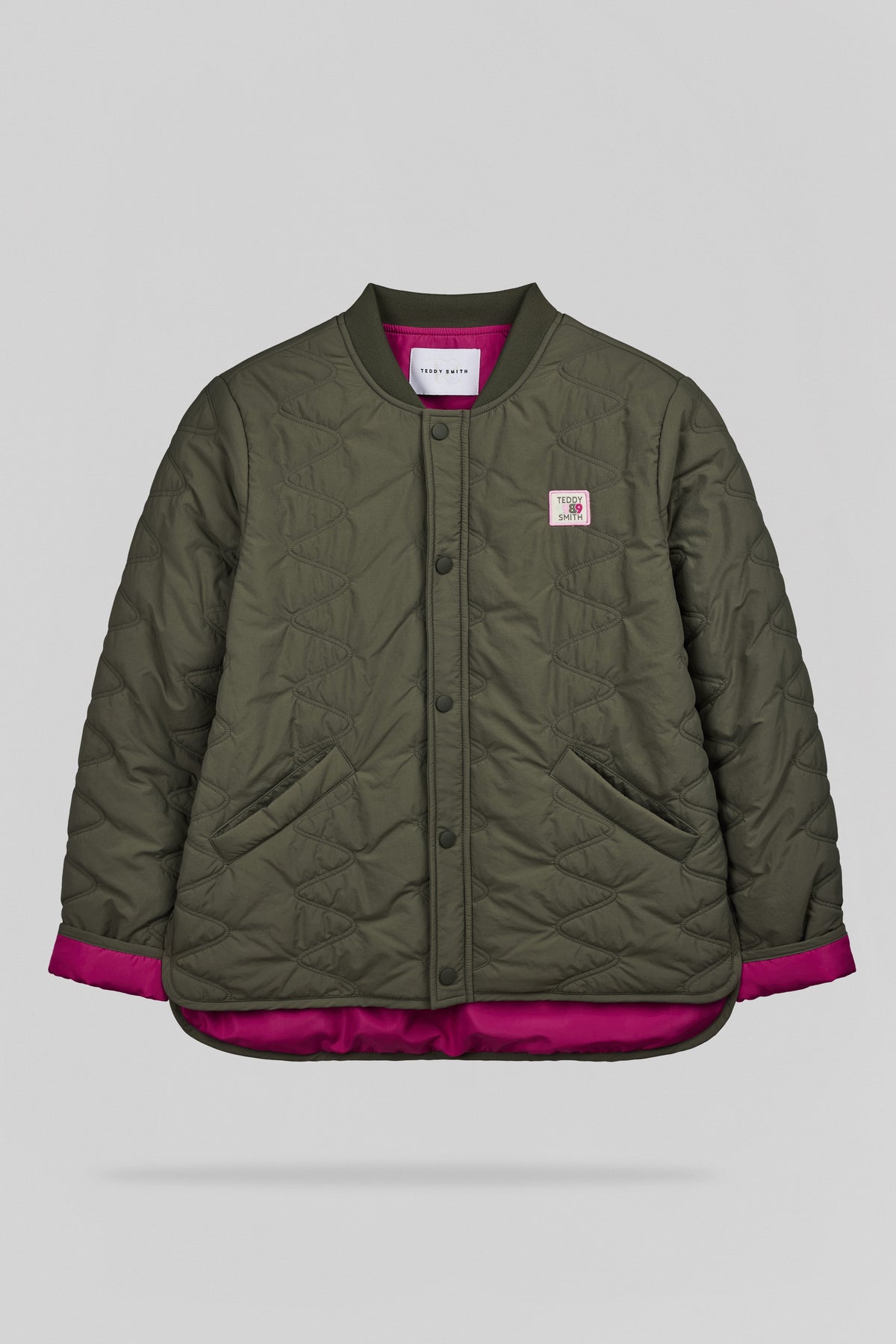 Blouson matelassé B-EZRA DUSTY KAKI - 1