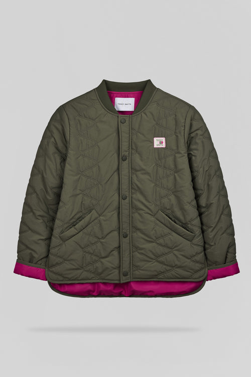 Blouson matelassé B-EZRA DUSTY KAKI - 1