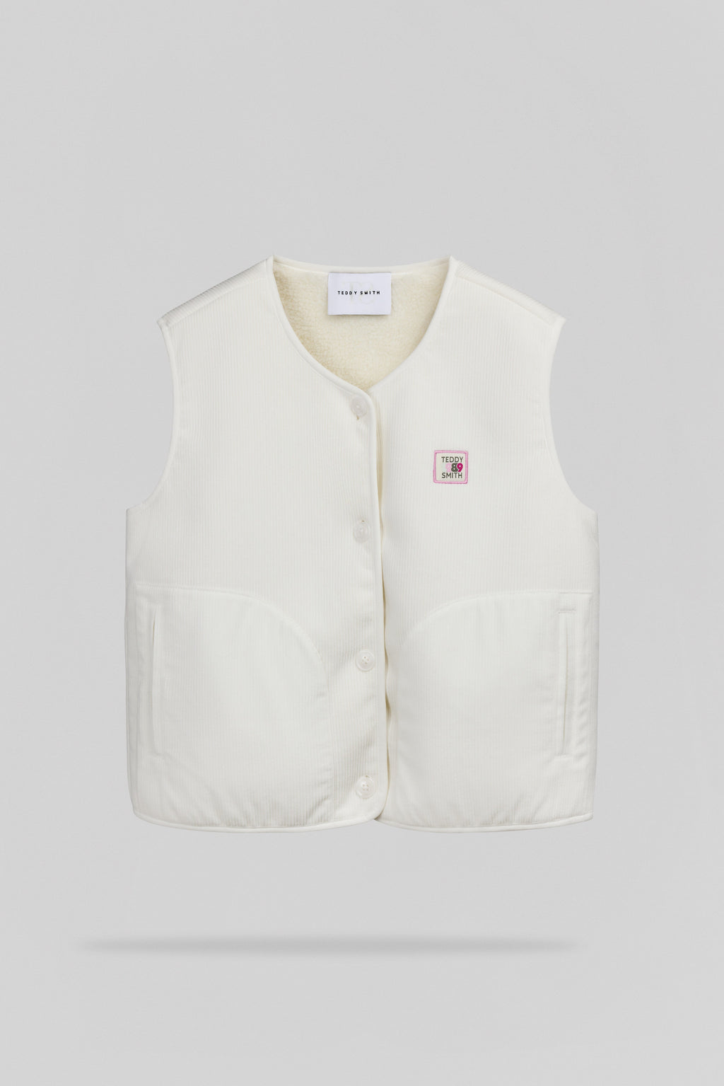 Blouson B-VELVET MIDDLE WHITE - 1