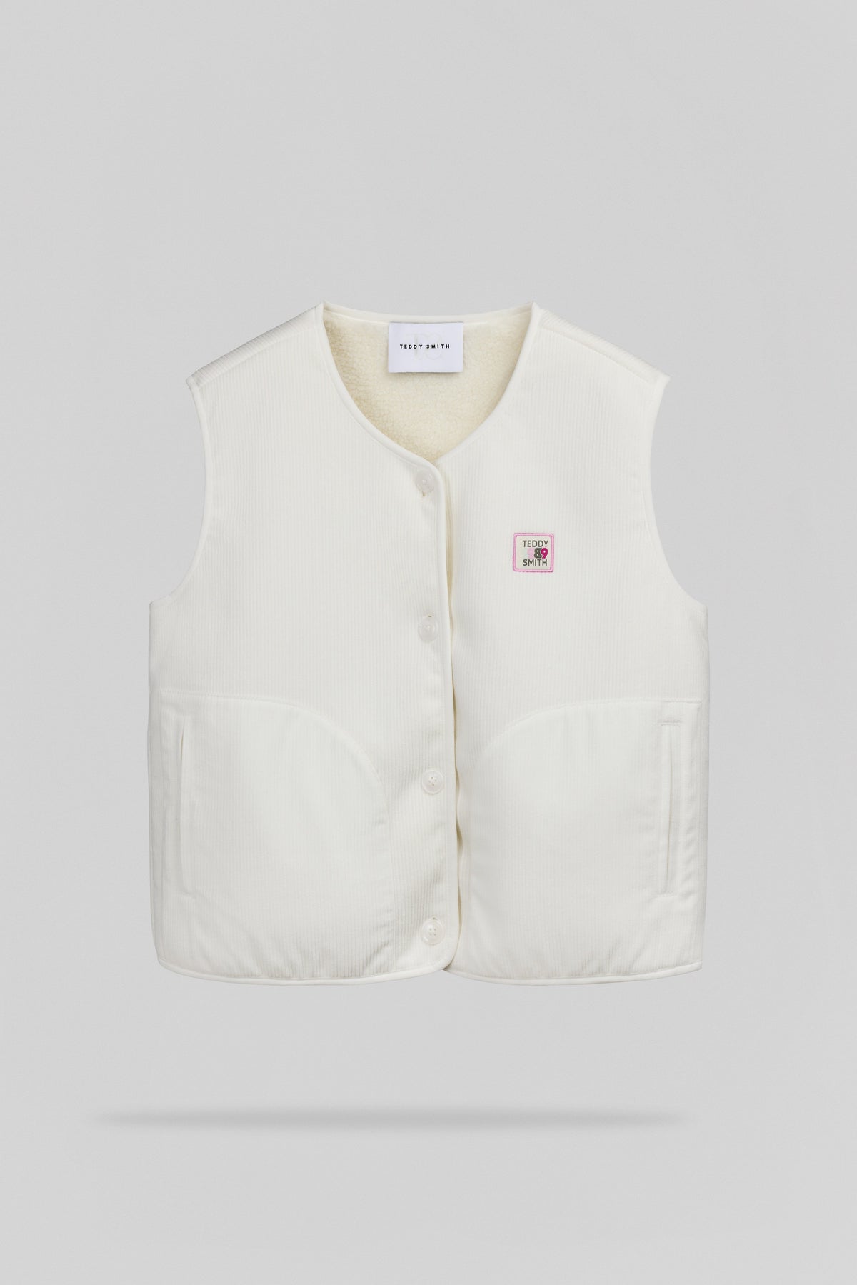 Blouson B-VELVET MIDDLE WHITE - 1