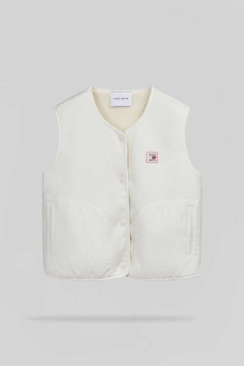 Blouson B-VELVET MIDDLE WHITE - 1