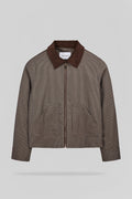Blouson micro carreaux B-KARO WOLF BEIGE - 1