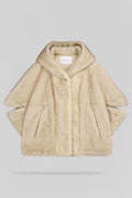 Blouson en fausse fourrure B-ANOUK WOLF BEIGE - 1