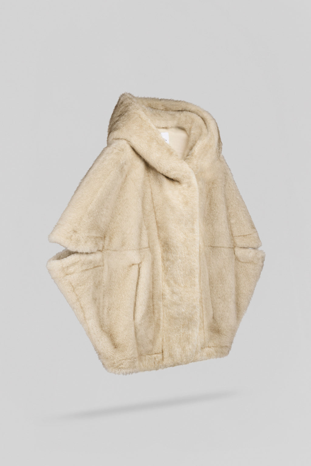 Blouson en fausse fourrure B-ANOUK WOLF BEIGE - 2