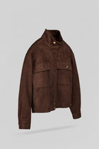 Blouson effet suédine B-ZEPHY CHOCOLAT - 2