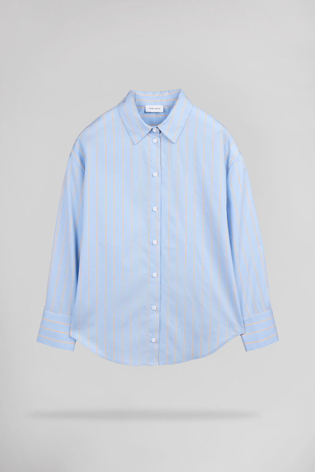 Chemise rayée C-CHARLINA BLEU CIEL - 1