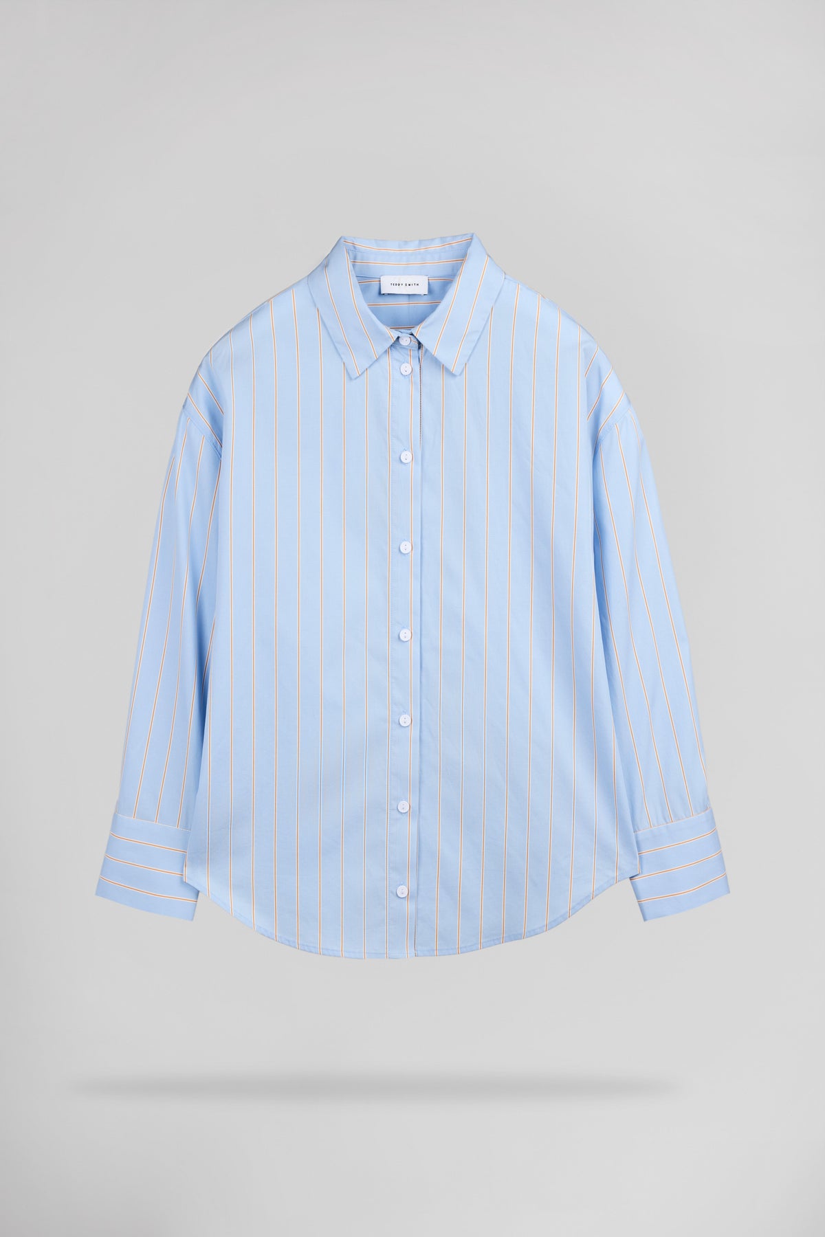 Chemise rayée C-CHARLINA BLEU CIEL - 1