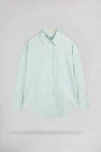 Chemise rayée C-CHARLINA STONE MINT - 1