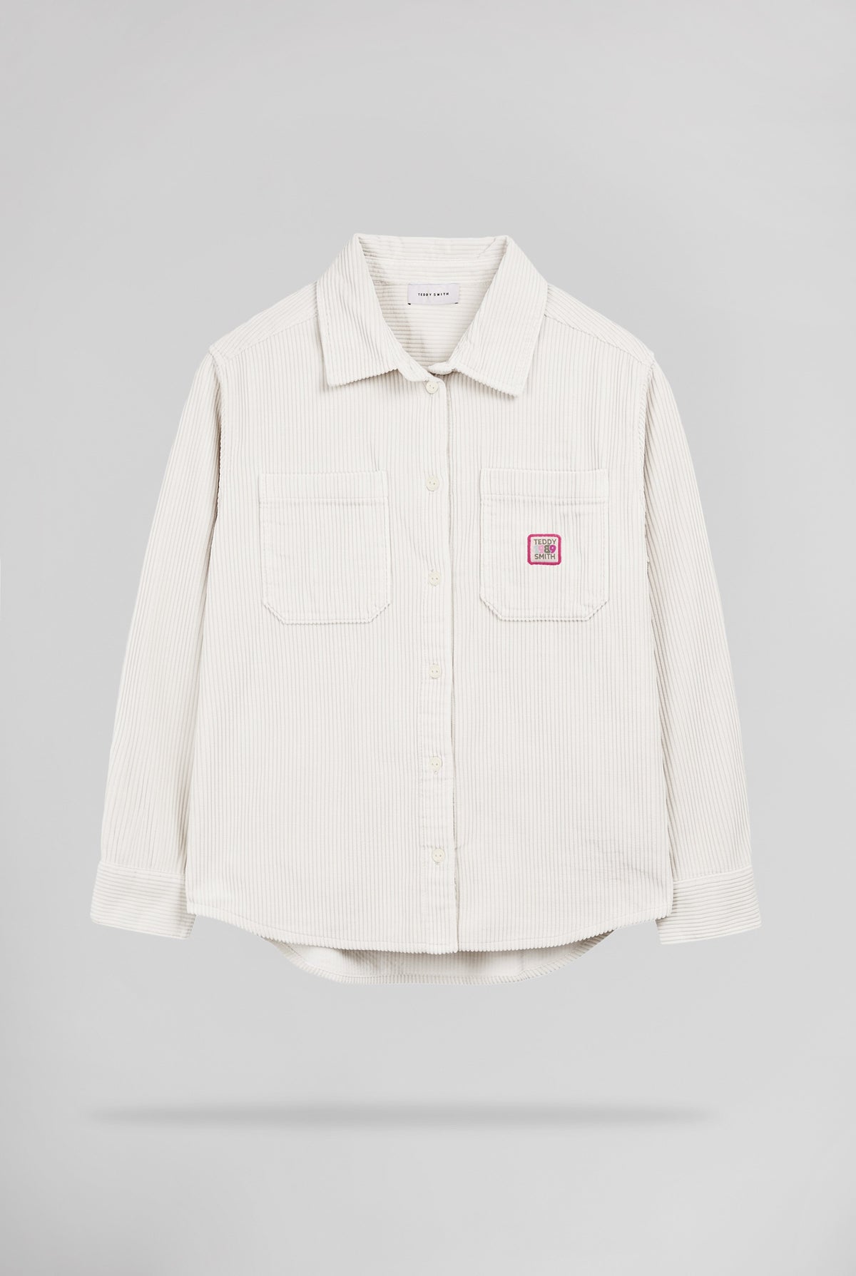 Chemise velours C-ALIA ML MIDDLE WHITE - 1