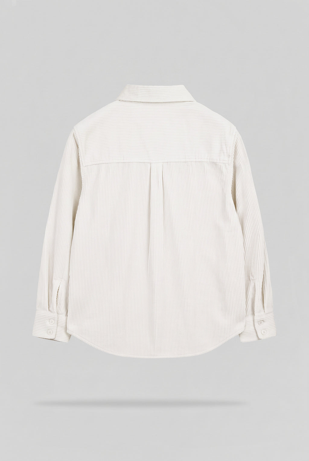 Chemise velours C-ALIA ML MIDDLE WHITE - 2