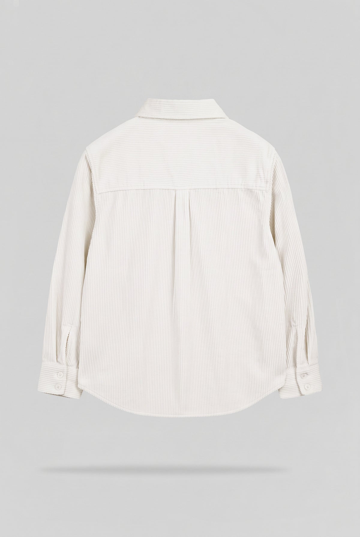 Chemise velours C-ALIA ML MIDDLE WHITE - 2